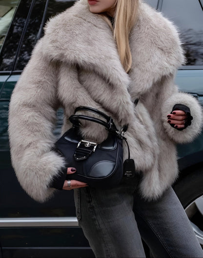 JULIE | Faux Fur Coat